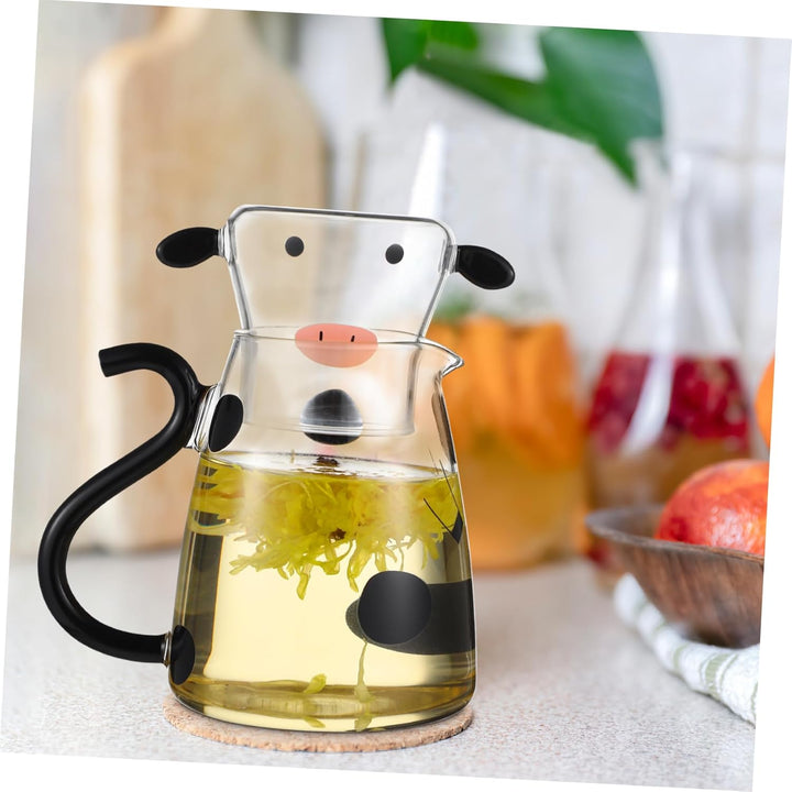 Nachttisch Wasserkaraffe Set Lieblich Eisbeständig Cartoon Trinken Saft Getränk Wärme Einzugsbecher