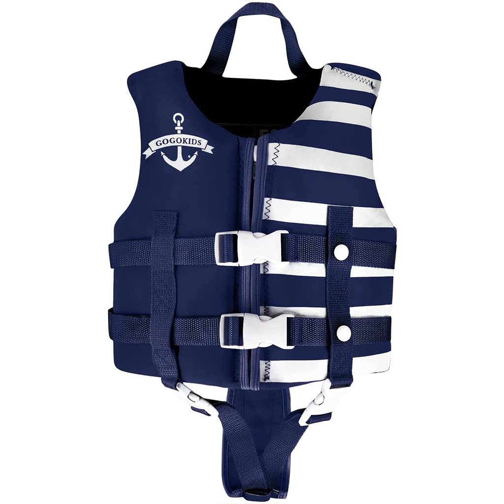 Kinder Schwimmweste Neopren Weste Schwimmjacke Kleinkinder Jungen Mädchen Bademode Schwimmen Jacke S