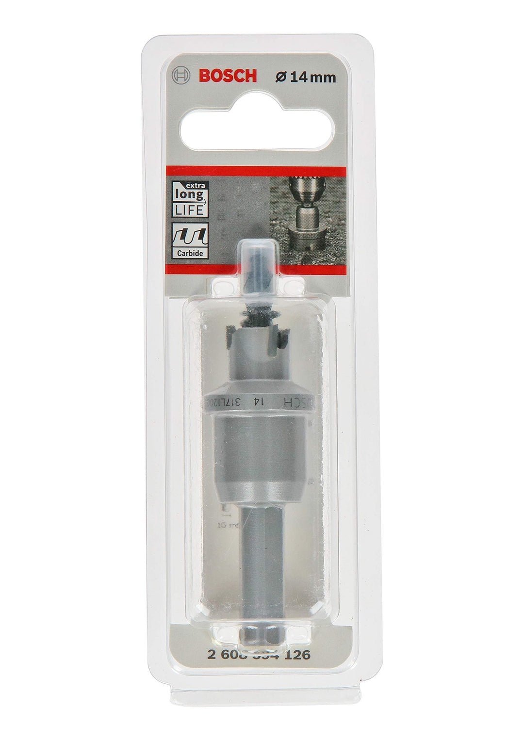 Bosch Professional Carbide Lochsäge Precision for Sheet Metal (Edelstahl, Ø 14 mm, Zubehör Bohrmasch