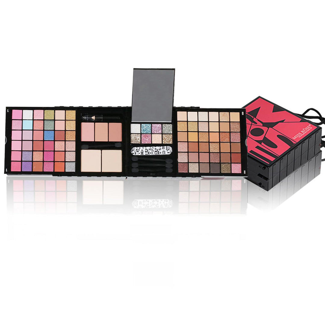 RoseFlower Profi Schminke Set Makeup Paletten Make Up Set Schminkkoffer Teen Make-up-Palette mit Spi