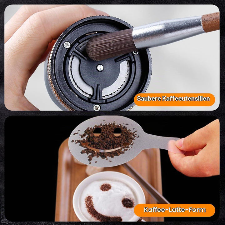 Kaffee Tamper Set 51mm,Espresso Tamper Set,Tampermatte und Milchkännchen (350ml),inkl Tampermatte,Re