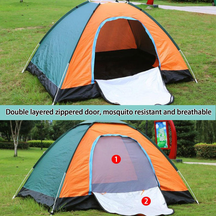 KEELYY Wurfzelt 2 Personen Pop Up Zelt Leicht Camping Zelt Wasserdicht Kuppelzelt Automatisches für