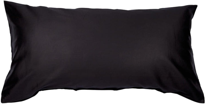 Janine Mako Satin Bettwäsche Uni Colors 135 x 200 cm schwarz 135 cm x 200 cm Schwarz, 135 cm x 200 c