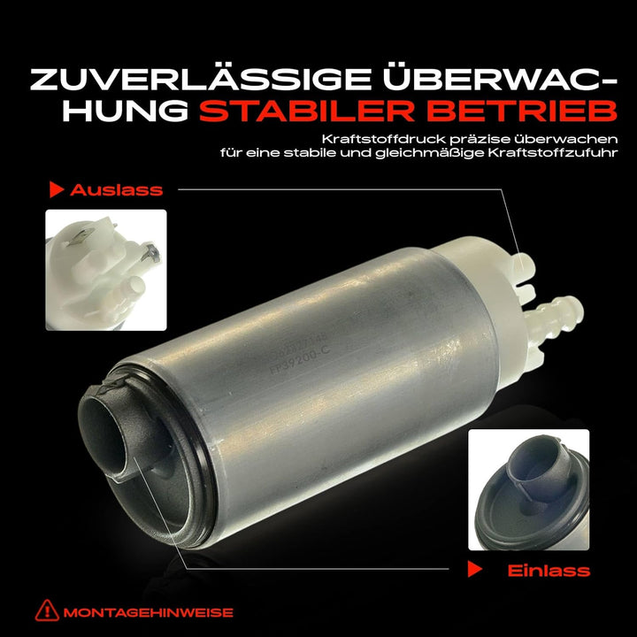 Frankberg Kraftstoffpumpe Diesel Kompatibel mit A4 8D2 2000 A4 8E2 2002-2004 A6 4B2 1997-2005 Accent