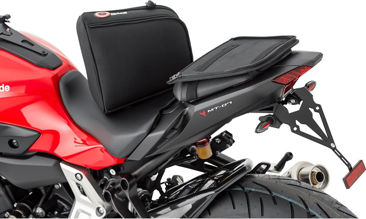 QBag Hecktasche 03 Motorradtasche, Motorradgepäck für Soziussitz/Gepäckträger, 5 Liter Stauraum, lei