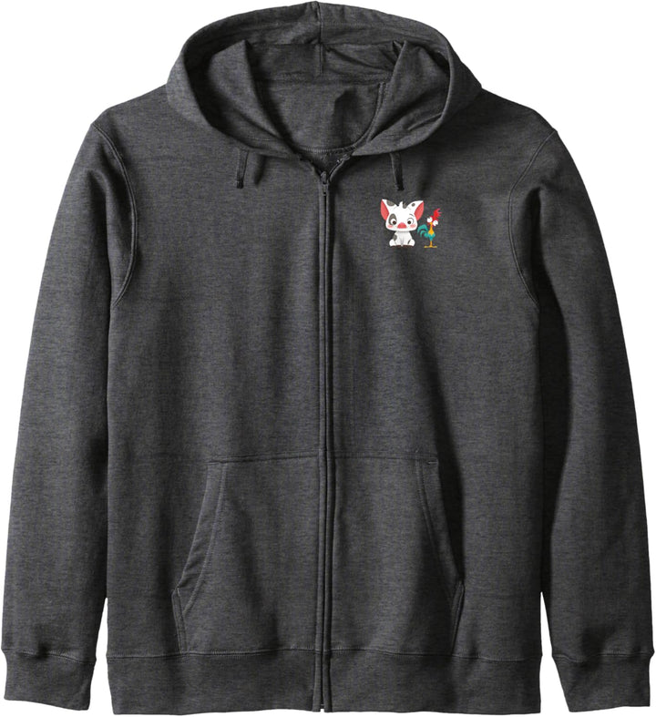 Disney Moana Pua And Hei Hei Cartoony Kapuzenjacke