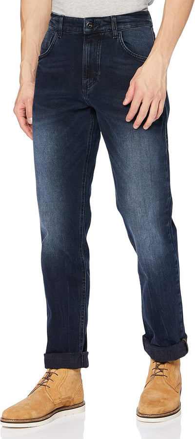 camel active Jeans Hose Tapered Fit Stretch dunkelblau 32W / 32L Dunkelblau, 32W / 32L Dunkelblau