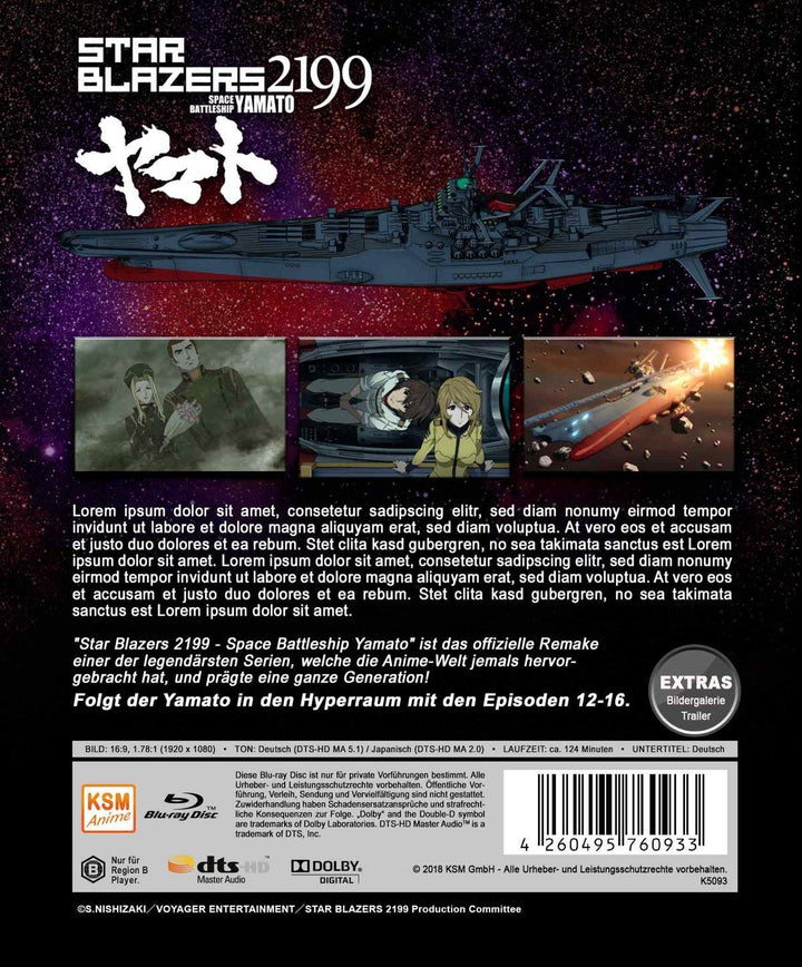 Star Blazers 2199 - Space Battleship Yamato - Volume 3: Episode 12-16 [Blu-ray], Blu-ray