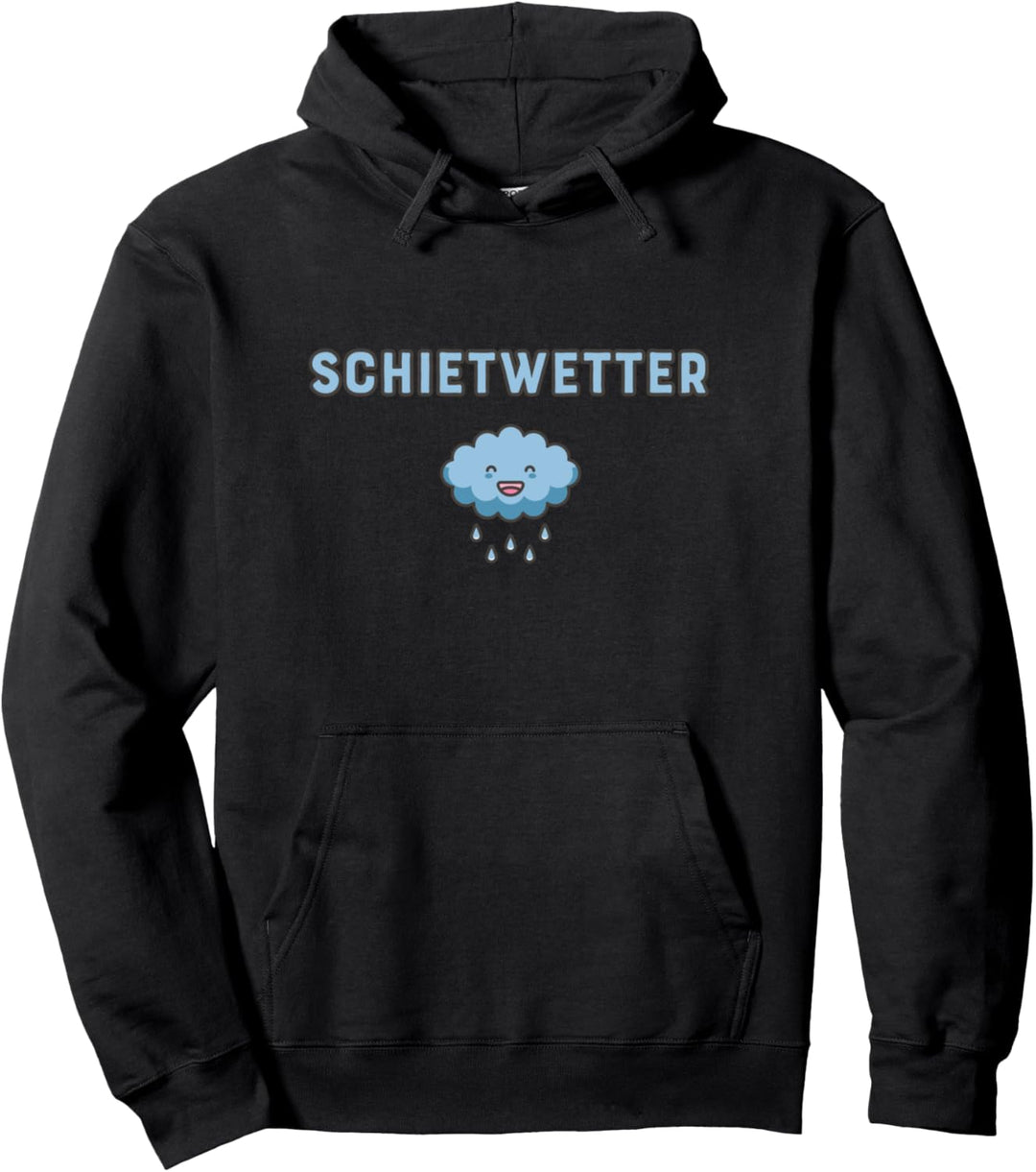 Schietwetter mit Regenwolke Norddeutsch Lustig Pullover Hoodie