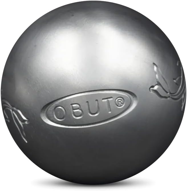 Obut Set mit 3 Boccia-Kugeln, Edelstahl, Carpe Koï