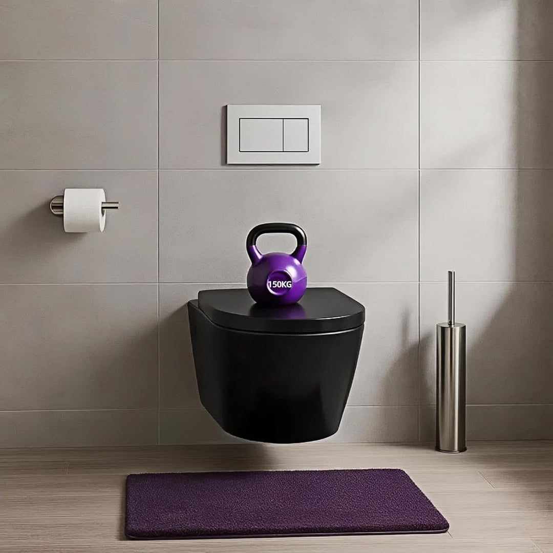 Toilettendeckel mit Absenkautomatik,wc sitz d form,Quick Release Funktion für einfache Montage & Rei