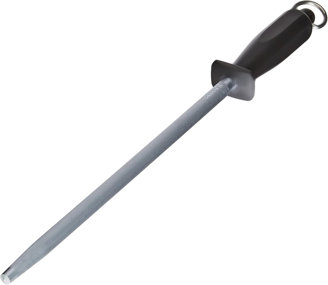 Victorinox, 7.8513, Sharpening + Safety, Metzgerstahl, robuster Kunststoff-Griff, Schwarz,