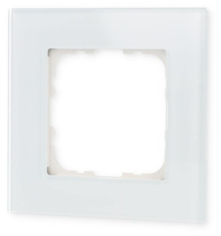 Glasrahmen für 55 mm Programme 1-fach,ws MDT BE-GTR1W.01