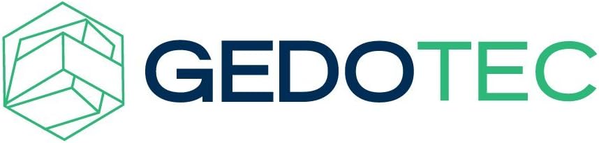 Gedotec Türgriff Zimmertür Türdrücker Edelstahl Türbeschlag L-Form - München | Drückerpaar auf Oval-
