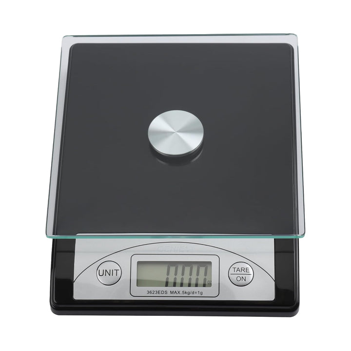 Genie 3623 EDS Digitale Briefwaage (von 1 g bis 5000 g; aus robustem Kunststoff inkl. Glasteller; LC