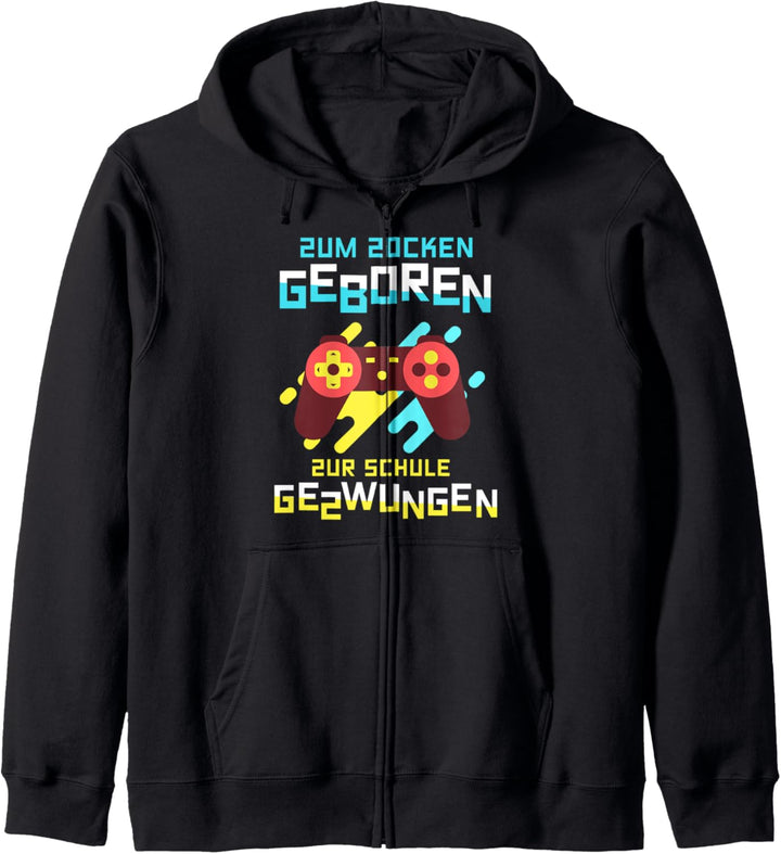 Gamer Jungen Gaming Mädchen Junge Kinder Zocken Zocker Kapuzenjacke