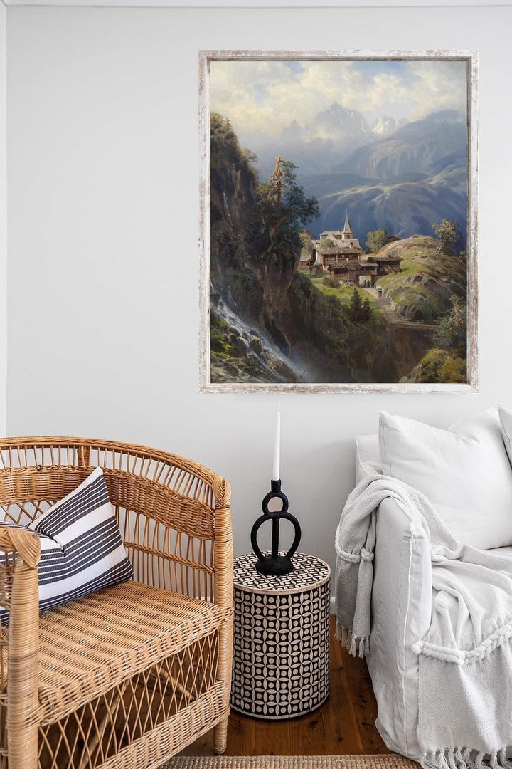 rahmengalerie24 Schattenfugenrahmen 50x100 cm Vintage für Leinwand Bilderrahmen Keilrahmen für Leinw