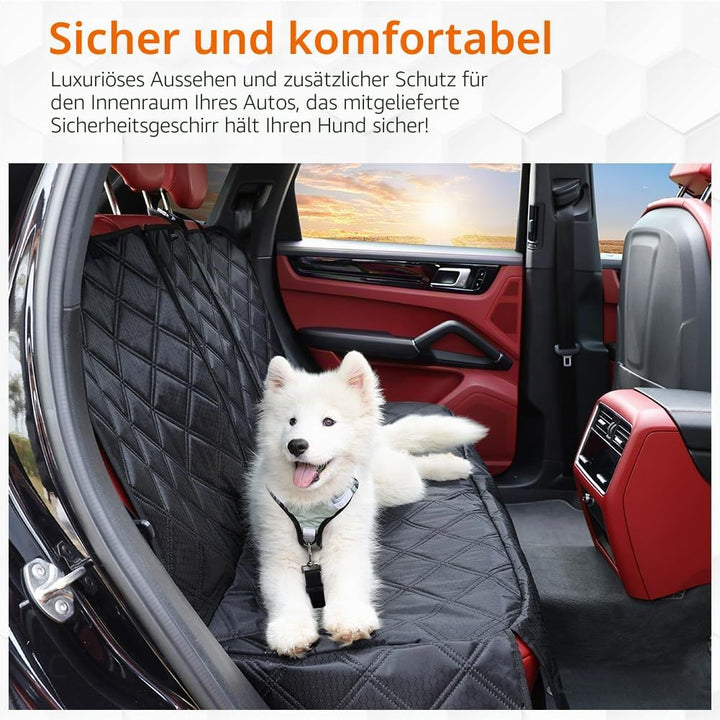 KYG Hundedecke Auto Rückbank, Wasserdicht Abnehmbarer Schutz, Hochwertiger Auto Rücksitz Rücksitzsch