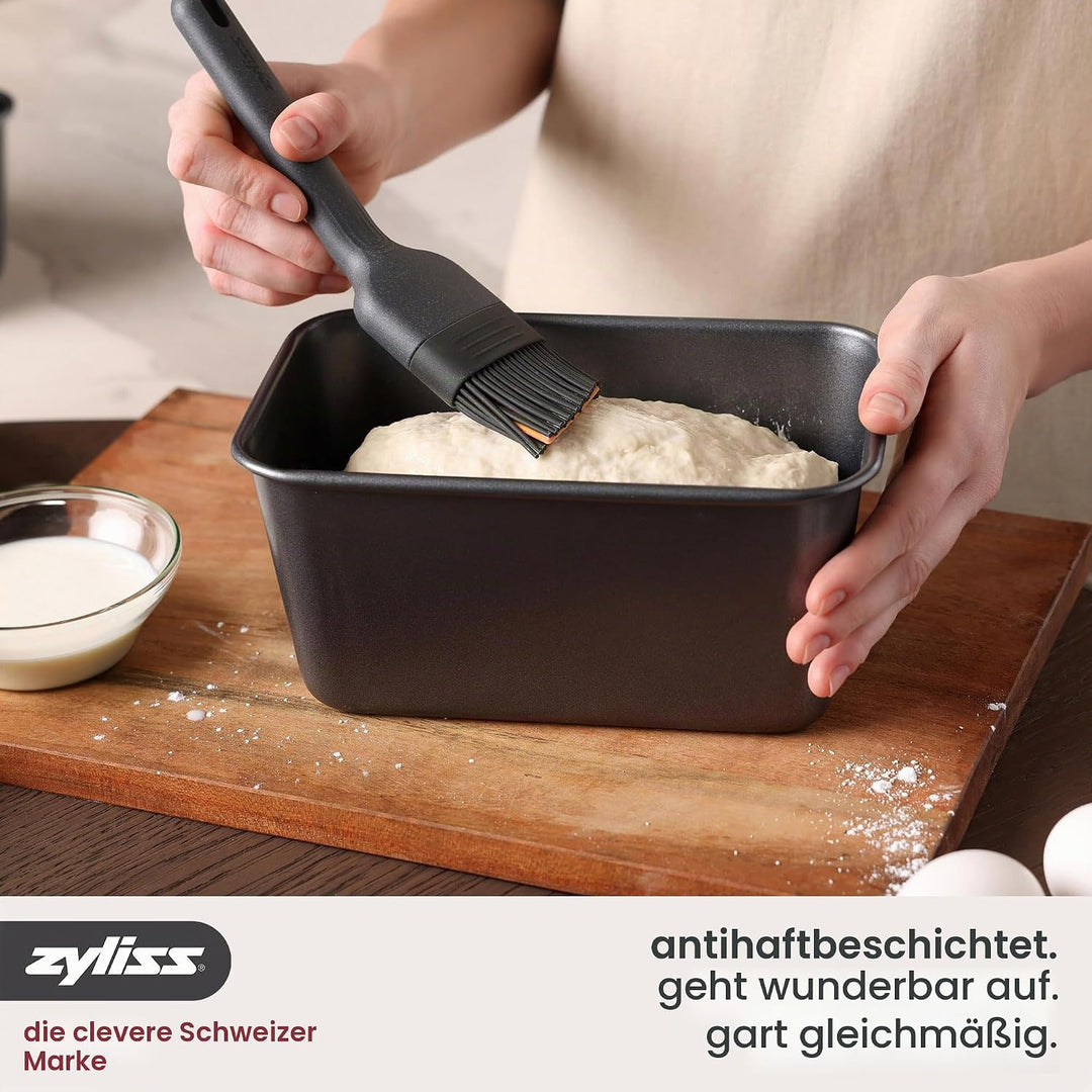 Zyliss Brotbackform 20 cm, Antihaftbeschichtung, Robuste Kohlenstoffstahl, 5 Jahre Garantie, Brot Ba
