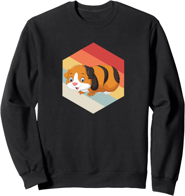 Retro Vintage Guinea Pig Animal Lover Sweatshirt
