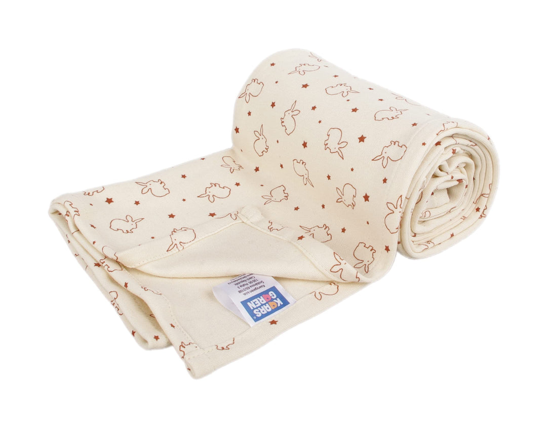 Kinderwagendecken für den Sommer, Babydecke, Kuscheldecke, Erstlingsdecke, Sommerdecke (Natur Kaninc