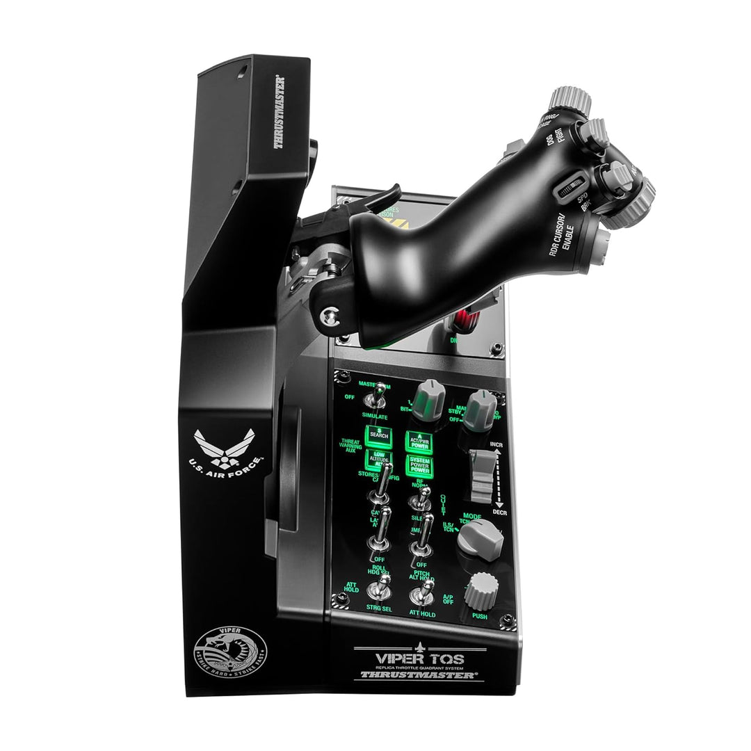 Thrustmaster Viper TQS Mission Pack für PC, Schubhebelquadranten-System aus Metall, Inklusive Schubh