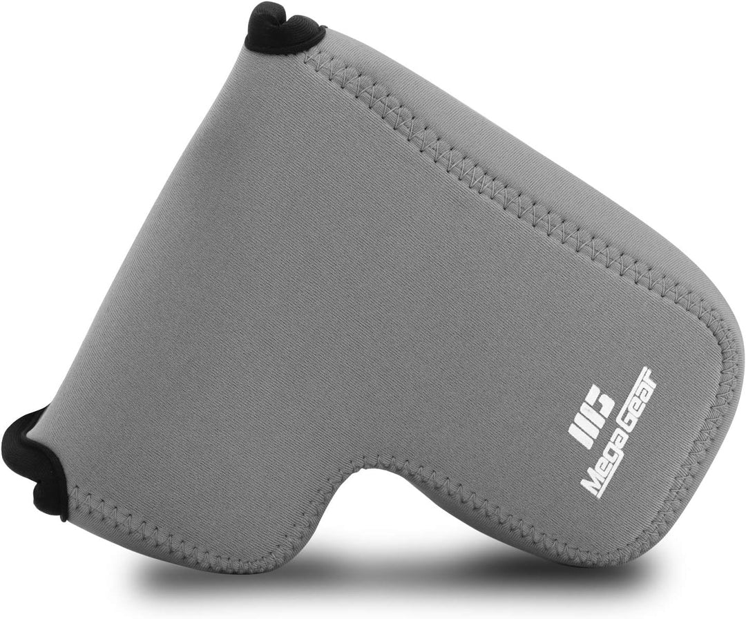 MegaGear Neoprenhülle kompatibel mit Sony Alpha A6600 (18-135 mm) - Grau, MG1870, Grau