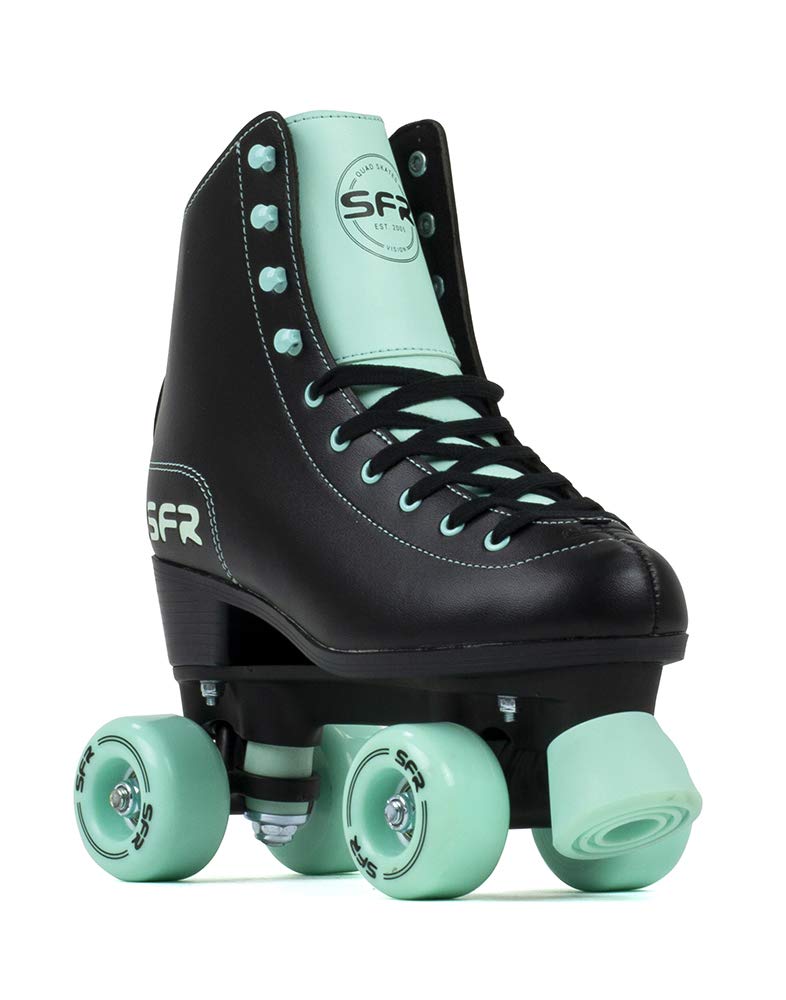 Sfr Skates Unisex, Jugend SFR Figure Rollschuhe Kinder 35.5 Schwarz / Minzgrün, 35.5 Schwarz / Minzg