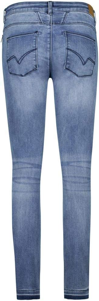 Timezone Damen Slim Jeans Slim Sadetz 27W / 32L Blau (Shades Of Blue Wash 3903), 27W / 32L Blau (Sha