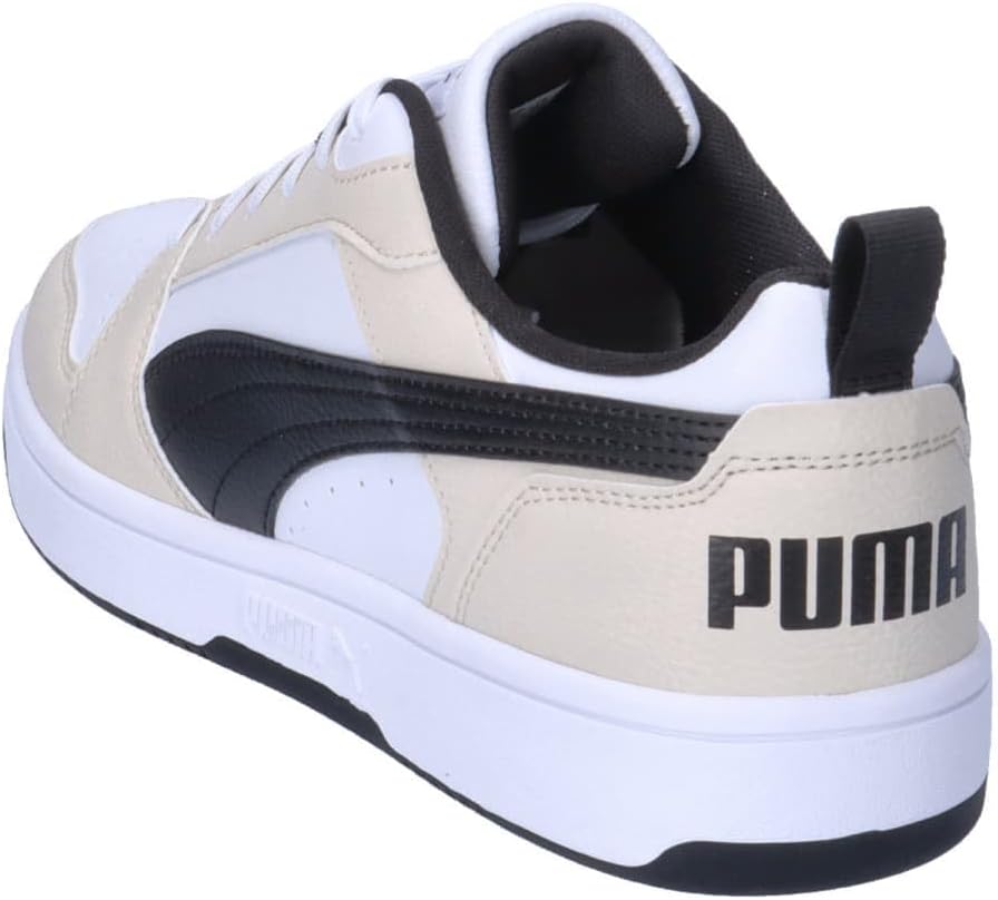 PUMA Herren Rebound V6 Low Leichtathletik-Schuh 36 EU Alpine Snow New Navy Puma White, 36 EU Alpine