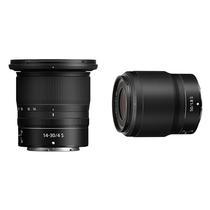 NIKKOR Z 14-30 mm 1: 4 S & NIKKOR Z 50 mm 1:1,8 S Objektiv Bundle mit Objektiv, Bundle mit Objektiv