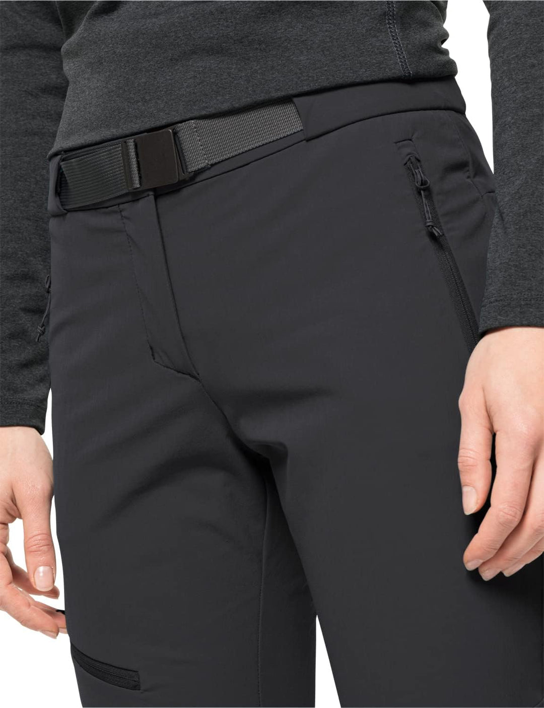 Jack Wolfskin Damen Holdsteig Wanderhose 42 Schwarz, 42 Schwarz