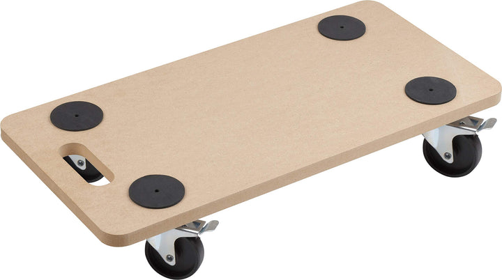 Metafranc Transportroller 590 x 290 mm - 200 kg Tragkraft - MDF-Platte - PP-Räder / Möbelroller mit