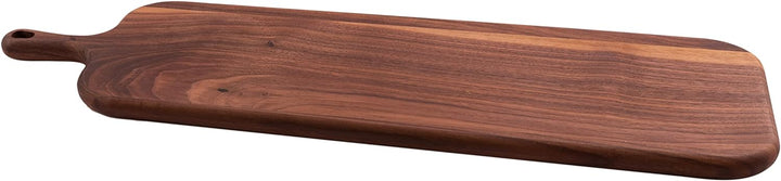 Point-Virgule Servierbrett aus Walnussholz mit Griff, perfekt zum Servieren von Vorspeisen und Käse,
