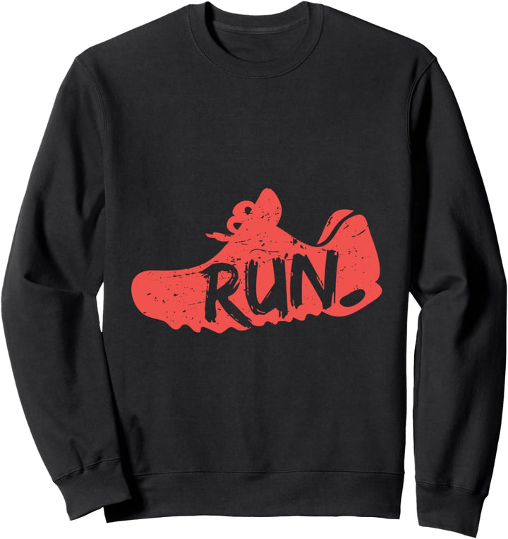 Sportschuhe laufen Läufer Geschenk Fun Sweatshirt