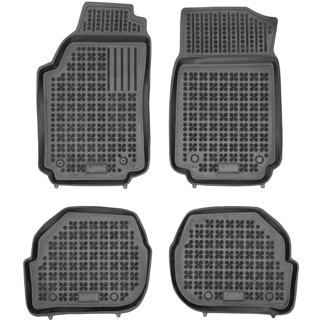 M MOTOS Gummimatten Auto Fussmatte passt für Audi 100 C3 1982–1991 Verbessern Sie Ihren Reisekomfort