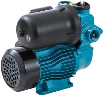 KATSU Wasserpumpe Hauswasserwerk Gartenpumpe 130W, Abschaltautomat mit einstellbarer Druckregelung,