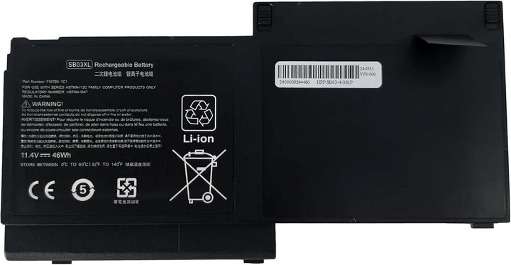 SB03XL Akku Kompatibel mit HP EliteBook 720 G1 720 G2 725 G1 725 G2 820 G1 820 G2 825 G1 825 G2 / HP