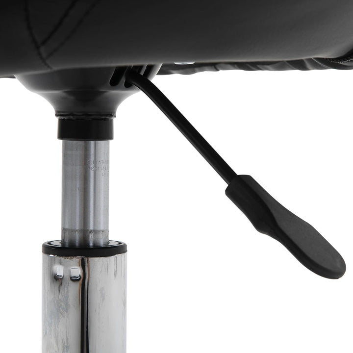 Duhome Drehstuhl mit Rollen, Rollhocker Kunstleder Drehhocker Schminktisch Hocker mit Lehne Arbeitsh