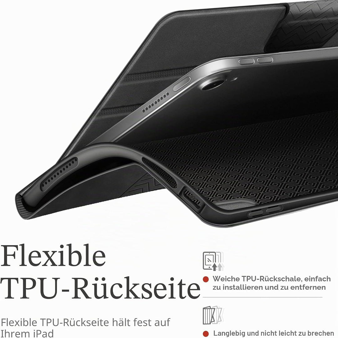 AUAUA Hülle für iPad 10. Generation 2022, 10,9 Zoll Hülle mit Apple Stifthalter, Auto Schlaf/Aufwach