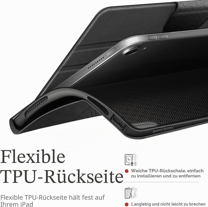 AUAUA Hülle für iPad 10. Generation 2022, 10,9 Zoll Hülle mit Apple Stifthalter, Auto Schlaf/Aufwach