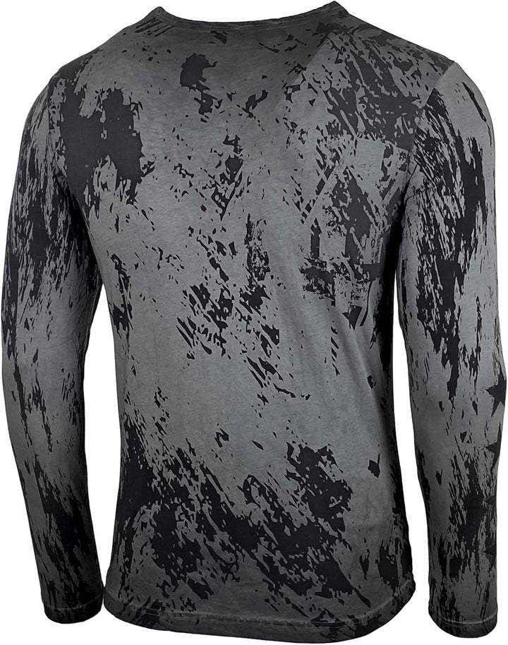 Baxboy Herren Longsleeve T-Shirt Moderner Männer Langarmshirt Langarm Sweatshirt 702 S Anthrazit, S