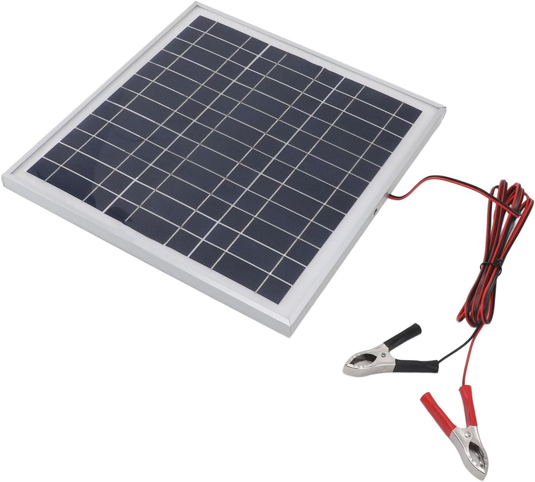 50 W 18 V Solarpanel, Monokristallines Silizium-Solarpanel-Ladegerät für Auto, Boot, Marine, Wohnmob