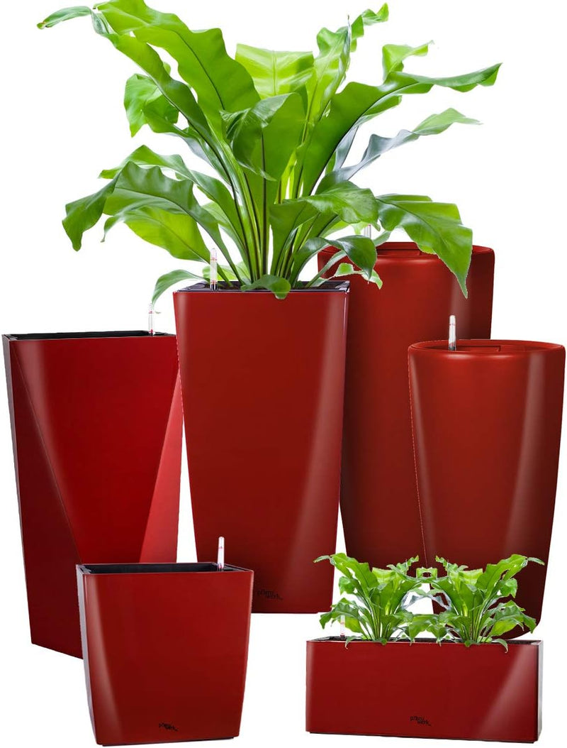 Pflanzwerk® ÖKOSYSTEM Pflanzkübel TUB - Blumentöpfe Übertöpfe mit BEWÄSSERUNGSSYSTEM - 20x50x20cm Sh