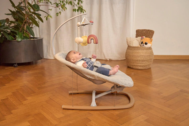 Chicco Babywippe Zen Wave, Wippe für Neugeborene von 0 bis 6 Monaten, Natürliche Bewegung, Ohne Batt