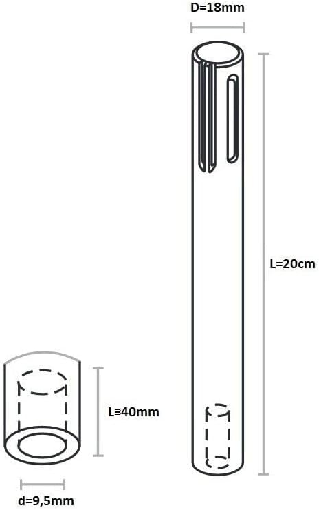 Tiefenerder Erder Erdung Ø18 1,5m 1500mm V4A nach DIN EN 62561 SET Längenauswahl 1,5m 3,0m 4,5m 6,0m