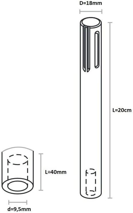 Tiefenerder Erder Erdung Staberder Ø20mm 1500mm V4A Edelstahl SET Längenauswahl 1,5m 3m 4,5m 6m 7,5m