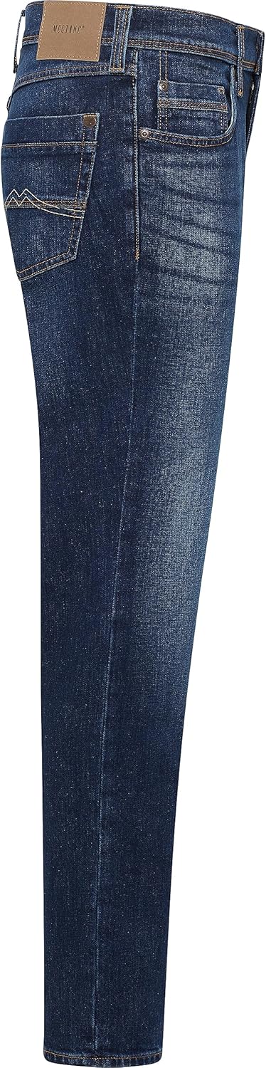 MUSTANG Herren Jeans Hose Style Washington Straight 31W / 32L Blau, 31W / 32L Blau