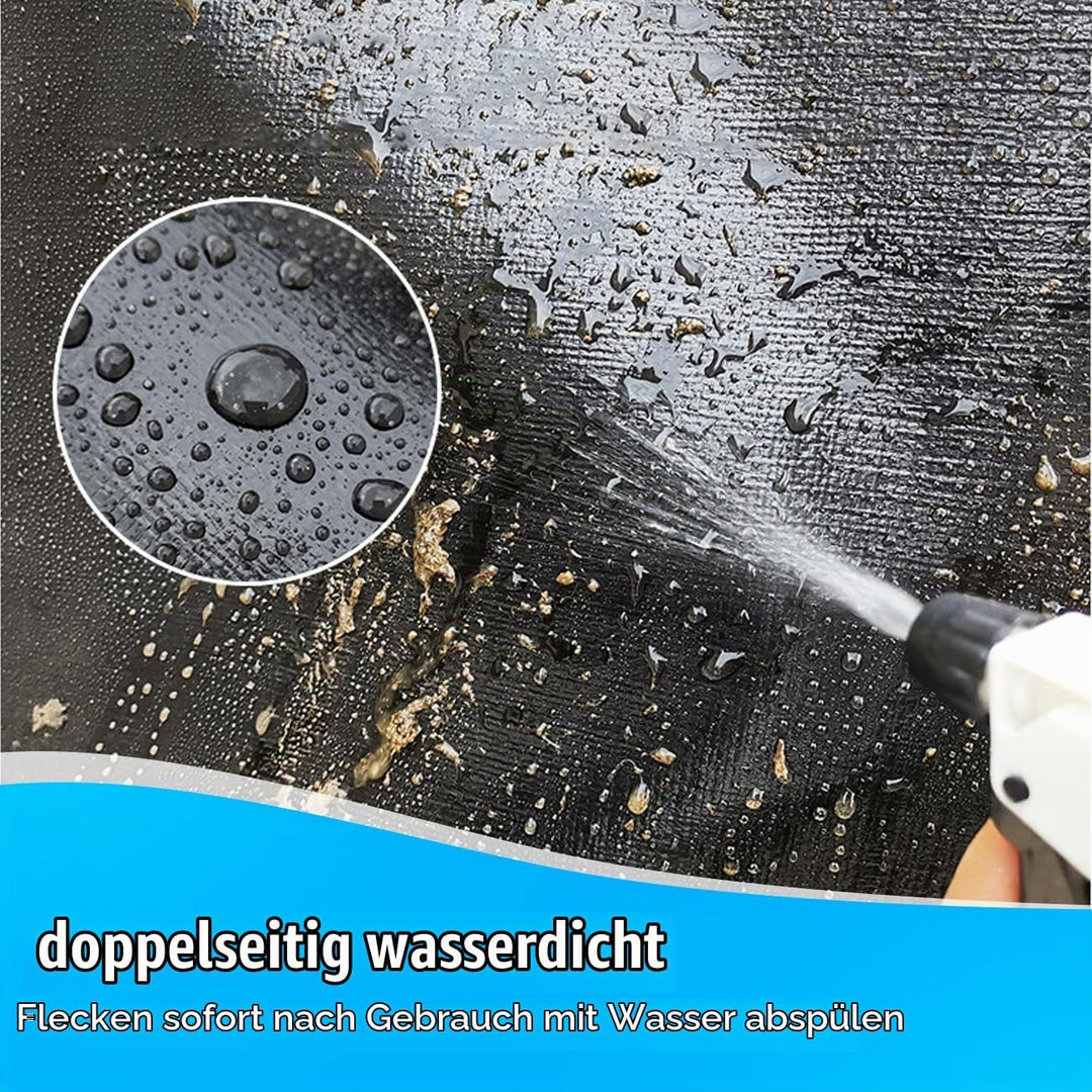 Pflanzmatte – wasserdichte Umtopfmatte 150x150 cm, Robuste Pflanzunterlage für Gartenarbeit, Balkon