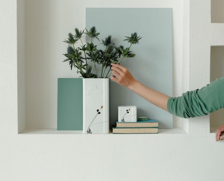 Bildergeschichten Vase Regenwolken